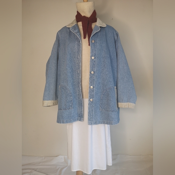 80s Denim Chore Coat - Picture 3 of 7